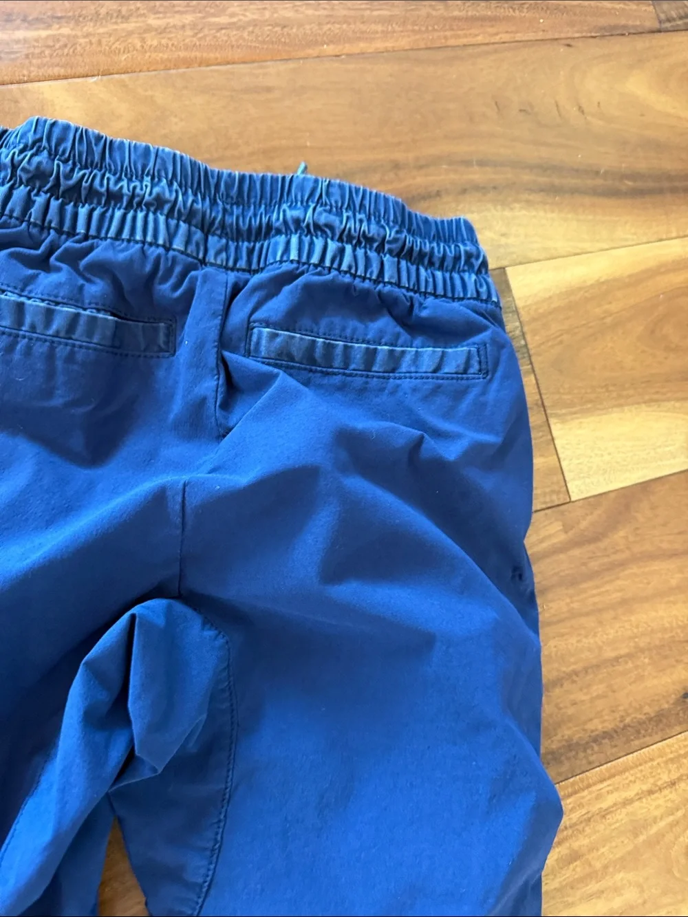 GAP Royal Blue Kids Elastic Waist Joggers with Zipper Pockets